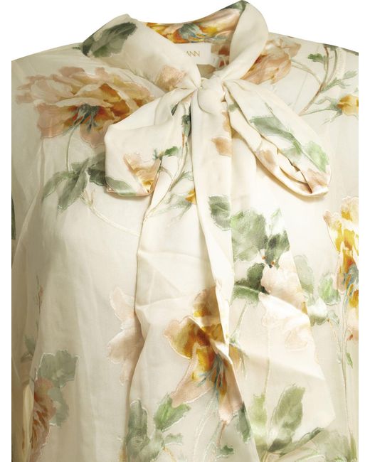 Zimmermann Metallic "Carousel" Blouse