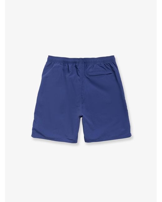 Stussy Blue Nylon Swim Trunks for men