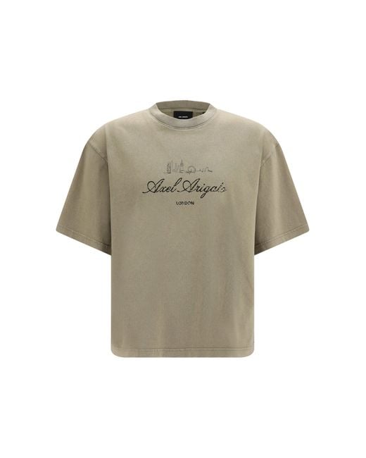 Axel Arigato Gray Ldn Washed Sky T-Shirt for men