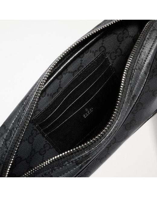 Gucci Black Small Gg Crossbody Bag for men