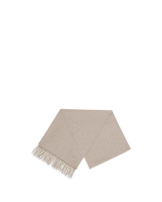 Max Mara White Cashmere Scarf