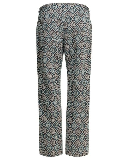 Needles Gray Boot Cut Polyester Casual Pants