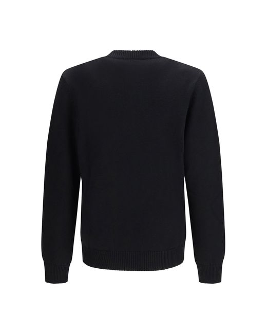 Fendi Blue Wool Pullover for men