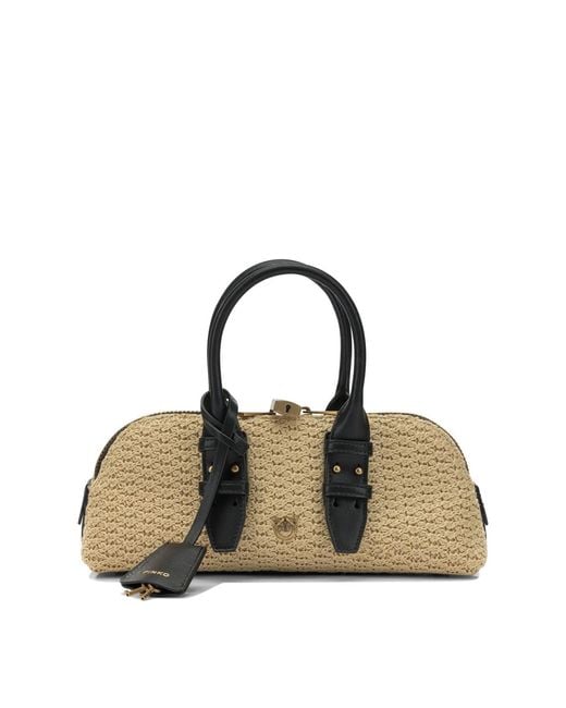 Pinko Natural Polyethylene Handbag