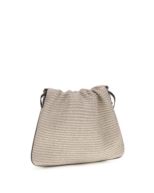 Brunello Cucinelli White Bc Duo Handbag