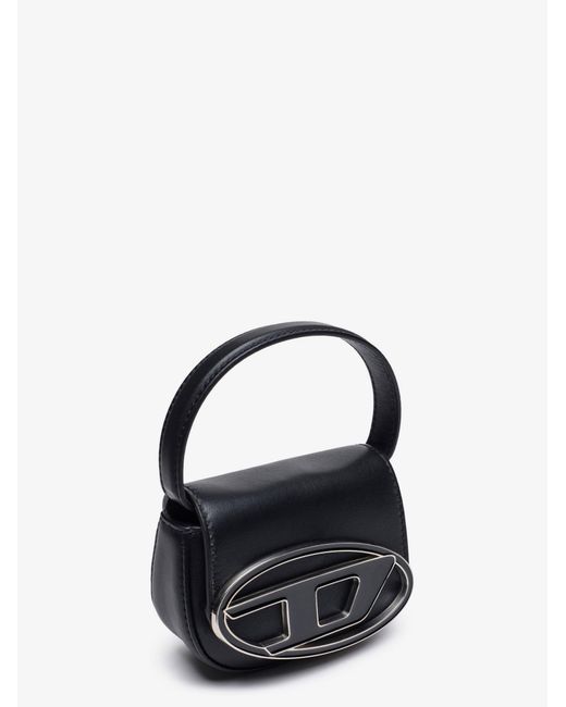 DIESEL Black 1Dr Xs Leather Crossbody Bag