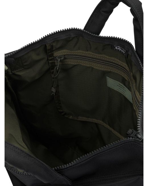 PORTER-YOSHIDA & CO Black "2 Way Helmet" Crossbody Bag Large for men