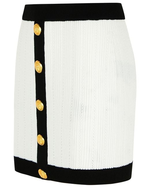 Balmain Black Mini Skirt
