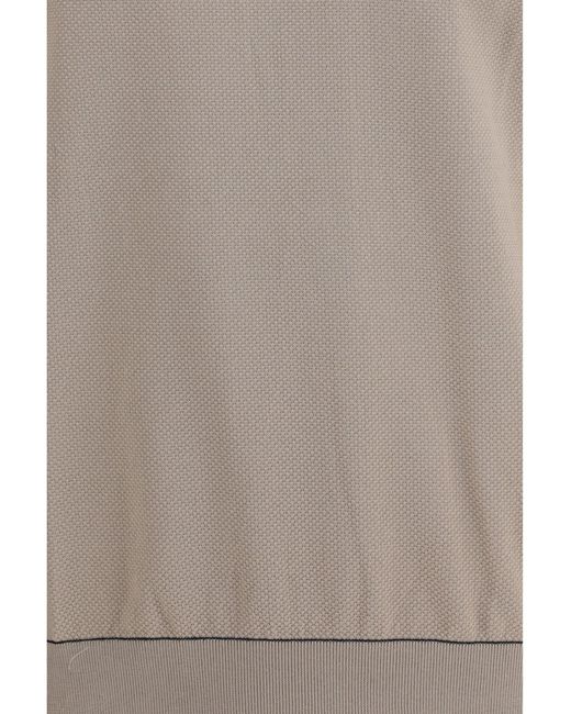 Brioni Gray Crew-Neck T-Shirt for men