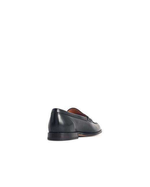 Tod's Blue Leather Loafers for men
