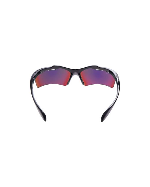 Balenciaga Purple "Turbo Rectangle" Sunglasses for men