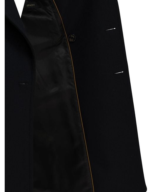 Sealup Black Virgin Wool Jacket for men