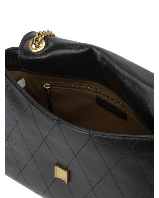 Tory Burch Black Leather Shoulder Bag