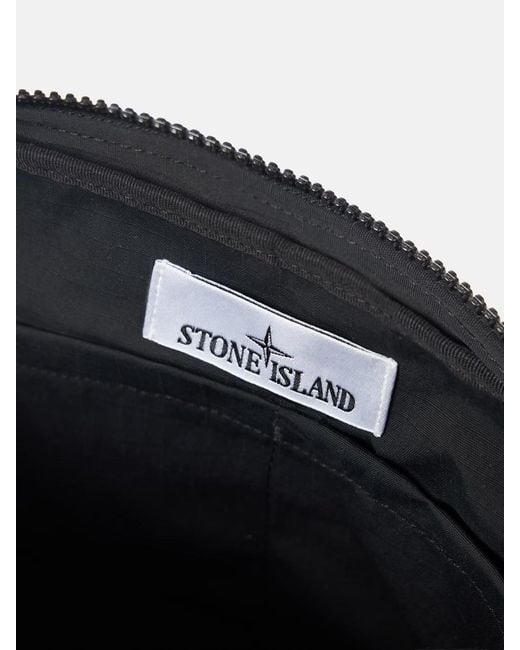 Stone Island Orange Pocket Crossbody Bag for men
