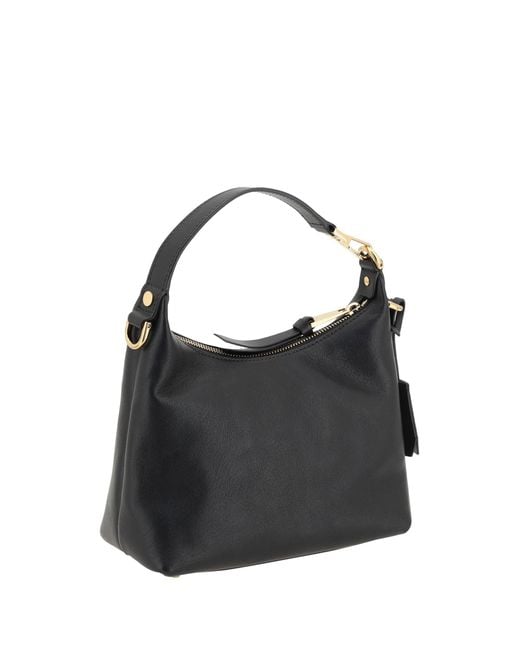 Versace Black Hobo Handbag