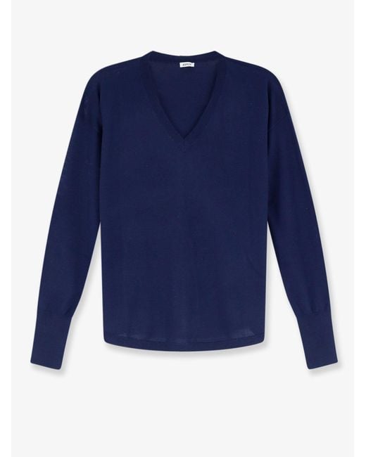 Aspesi Blue Virgin Wool Sweater