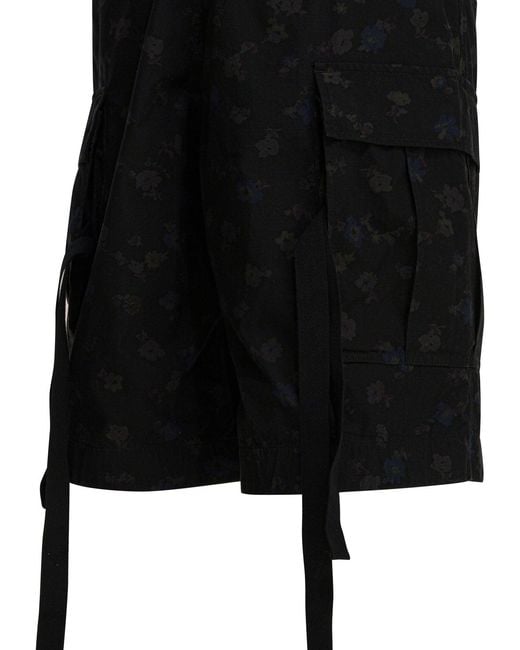 Sacai Black Shorts for men