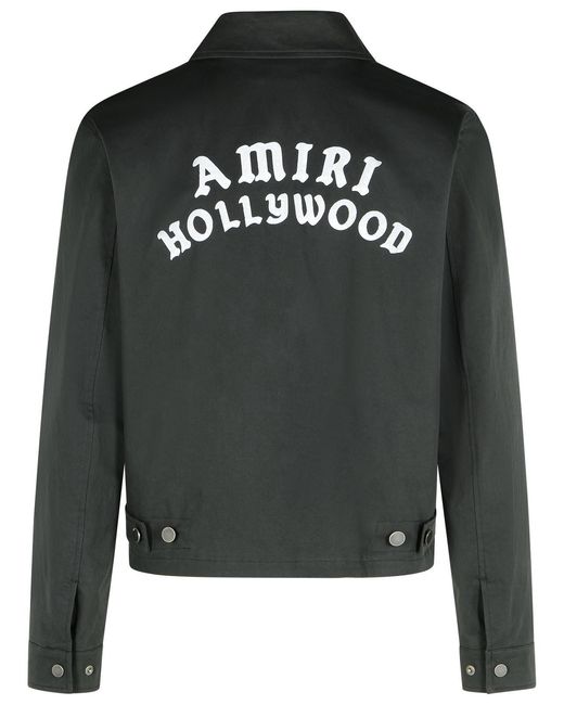 Amiri Black 'Hollywood' Cotton Jacket for men