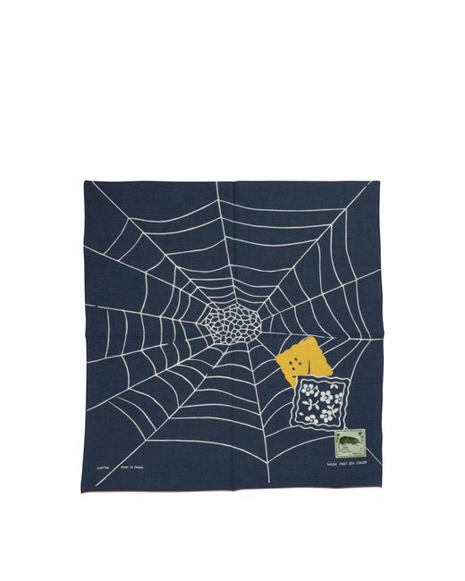Kapital Blue Bandana "Fastcolor Selvedge" for men