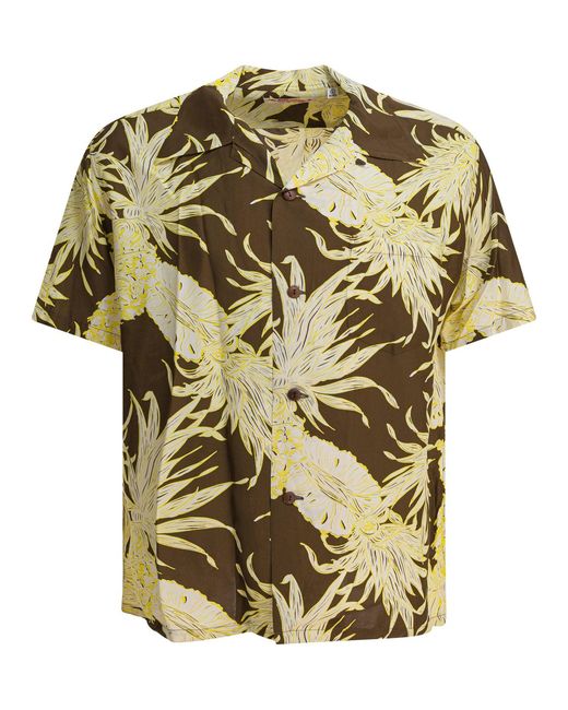 Men's Metallic "Island Pineapple" Shirt