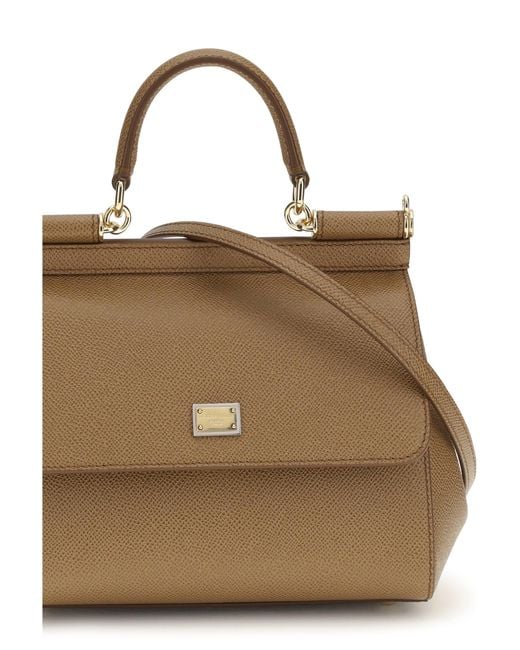 Dolce & Gabbana Natural Dolce & Gabbana Leather Handbag