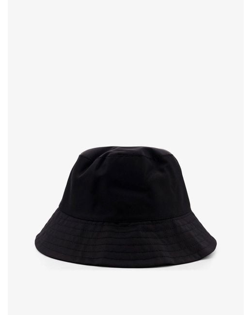 AMI Black Nylon Hat for men