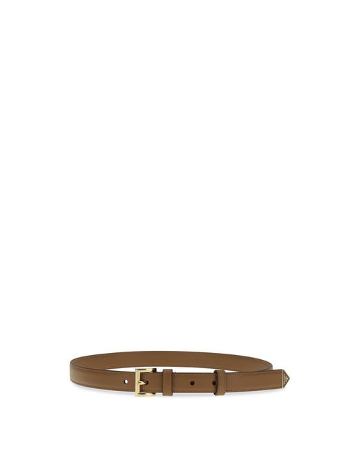 Prada Brown Leather Belt Calfskin