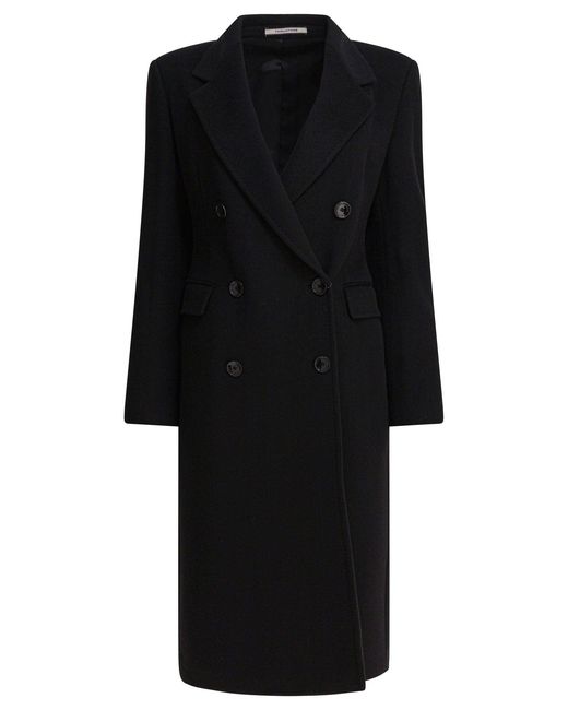 Tagliatore Black Cashmere Coat