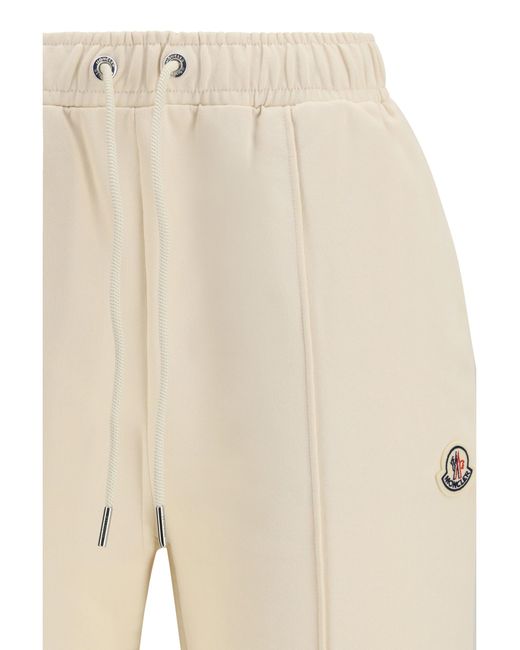 Moncler Natural Cotton Sweatpants