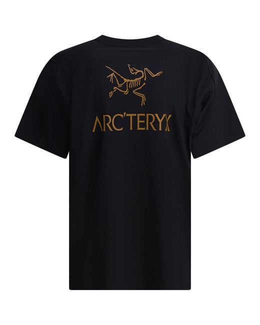 Arc'teryx Black Bird Word Crew-Neck T-Shirt for men