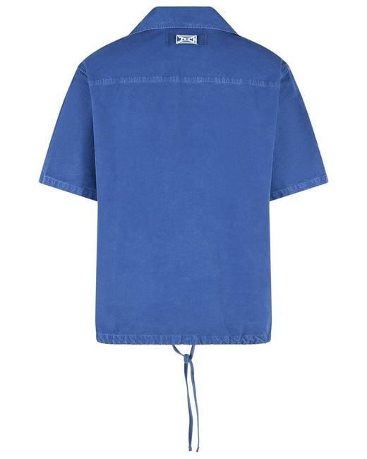 Marni Blue Cotton Shirt for men