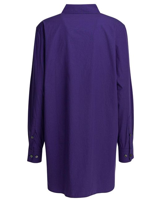 Our Legacy Purple Wave Shirts Blue