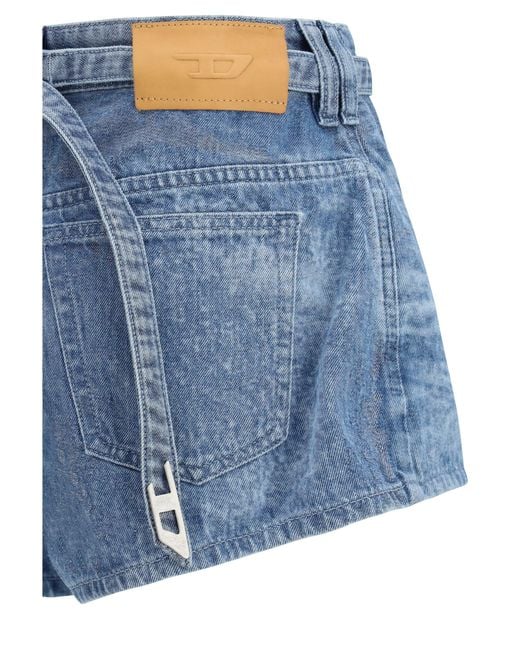 DIESEL Blue Cotton Shorts