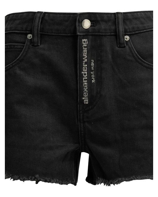 Alexander Wang Black Fly Five-Pocket Shorts