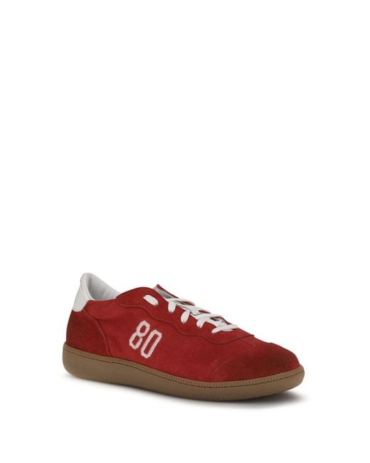 Be980 Red Sneakers Harvard 1 Suede