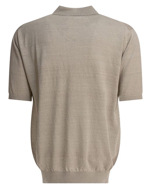 Beams Plus Multicolor Hemp Polo Shirt Polo Shirts for men