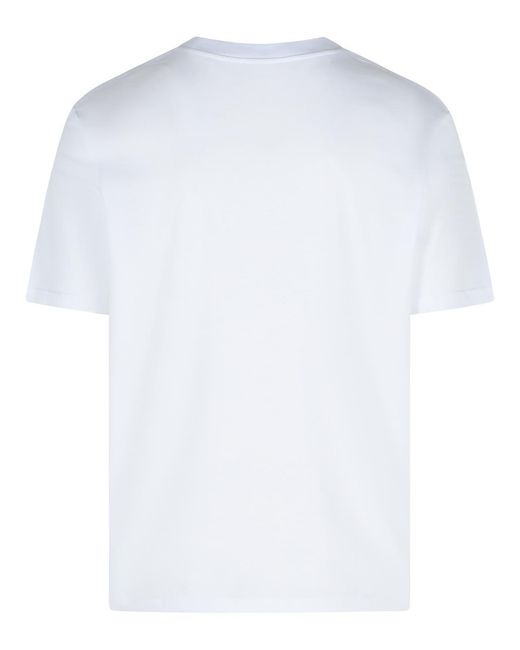 Balmain Gray Cotton T-Shirt for men