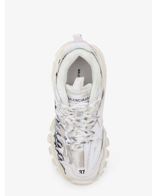 Balenciaga White Sneakers Track Signature