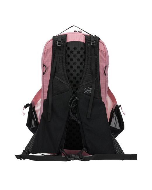 Arc'teryx Pink "Aerios 18" Sports Backpack for men