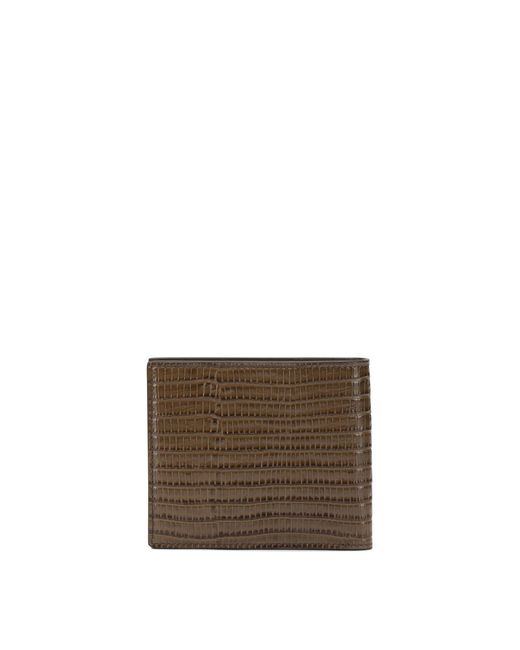 Tom Ford Brown "Tejus T Line" Wallet for men