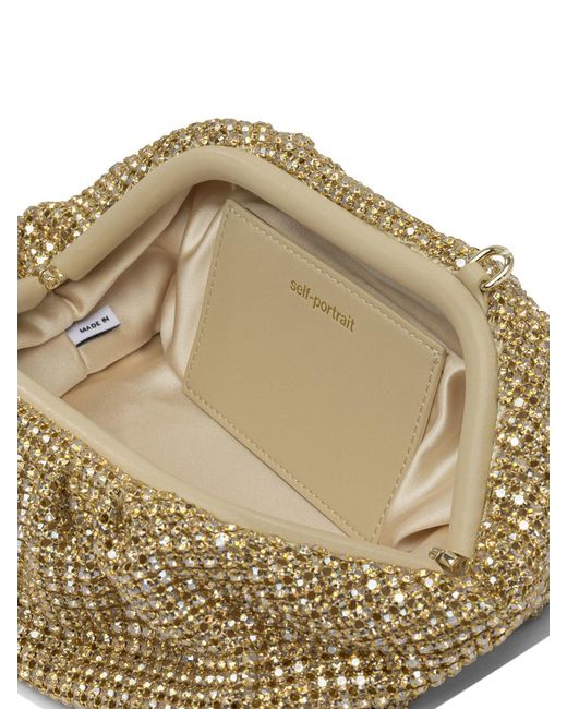 Self-Portrait Metallic Clutches