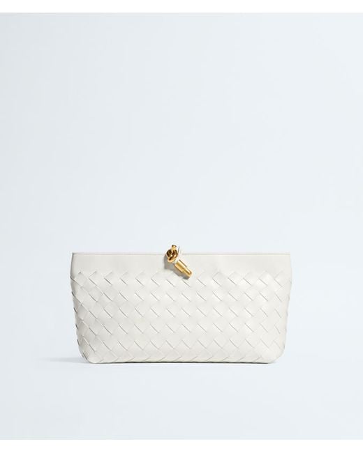 Women's White Andiamo Boat Medium Pouch