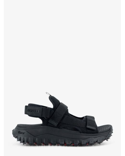 Moncler White Trailgrip Vela Cordura Mesh And Rubber Sandals for men