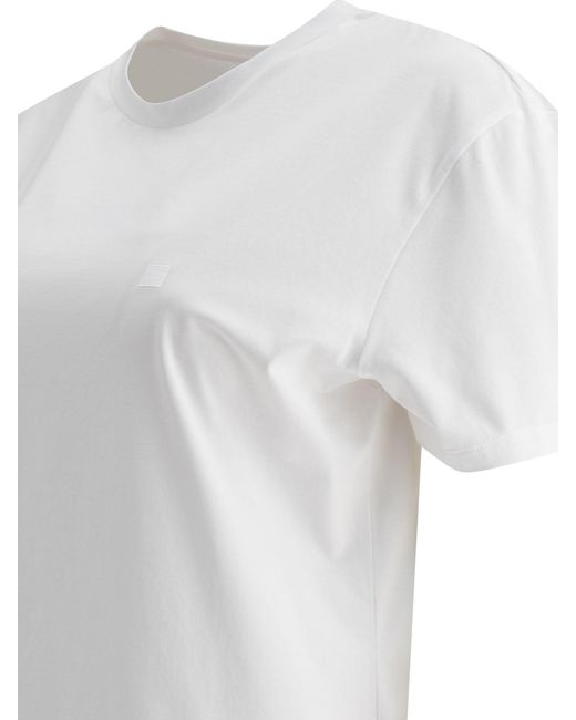 Acne White Eram U Face Top