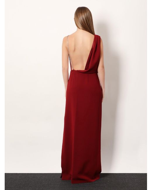 Max Mara Red Pentola Long Dress