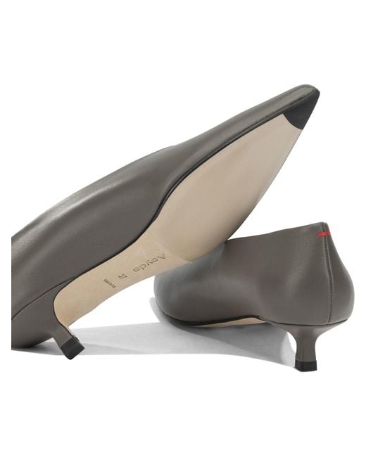Aeyde Gray Clara 35Mm Pumps Taupe