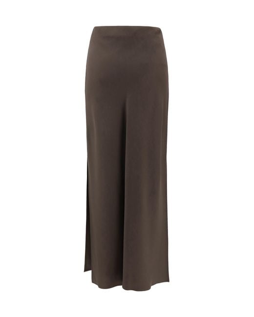 Brunello Cucinelli Brown Skirts