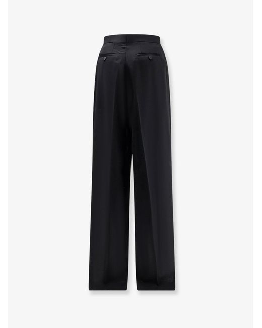 Tom Ford Black Light Wool Tuxedo Trousers