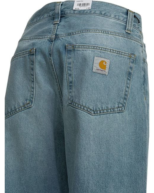 Carhartt Blue Light Cotton Jeans for men
