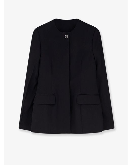 Totême Black Evening Viscose Blend Blazer